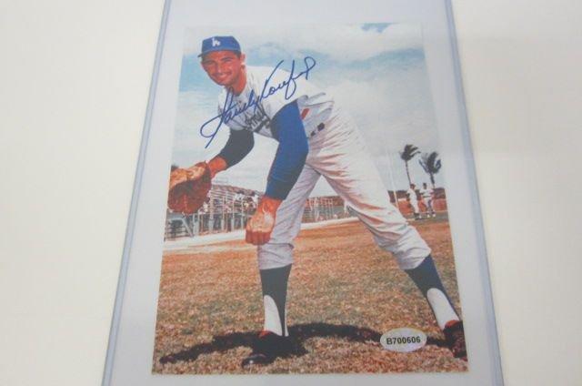 Sandy Koufax Los Angeles Dodgers signed autographed 5x7 photo Certified Coa