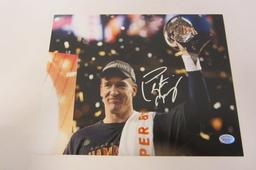 Peyton Manning Denver Broncos signed autographed 8x10 photo PSAS COA