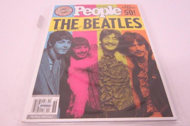 Paul McCartney Beatles signed autographed People magazine COA