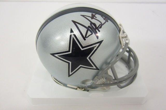 Dak Prescott Dallas Cowboys signed autographed mini helmet Global Coa