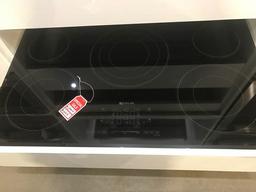 JENNAIR 36" TAP TOUCH CERAN COOKTOP 5 ELEMENTS JEC4536BB