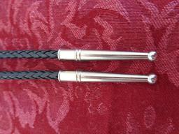 Texas Style Tie & Belt Buckel Set - 2 Pcs - Rope Tie & Belt Buckel