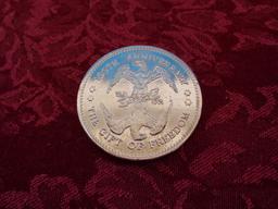 Silver Statue of Libery Centennial Coin - 1886 to 1996 -100th Anniversary Coin - Gift of Freedom