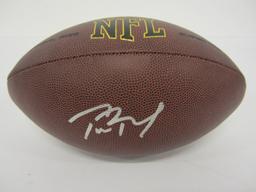 Tom Brady New England Patriots signed autographed football Certified Coa