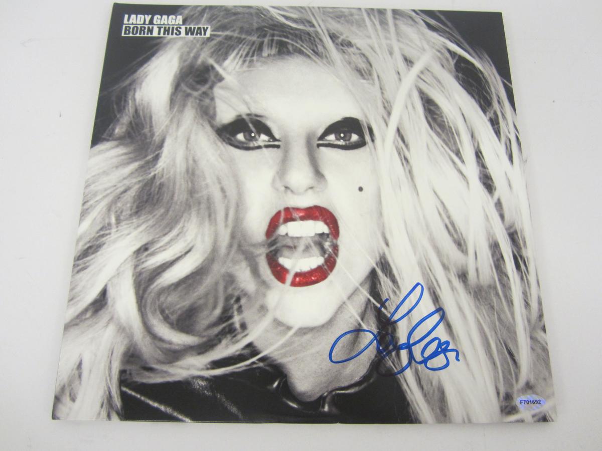 Lady Gaga signed autographed record album Certified Coa