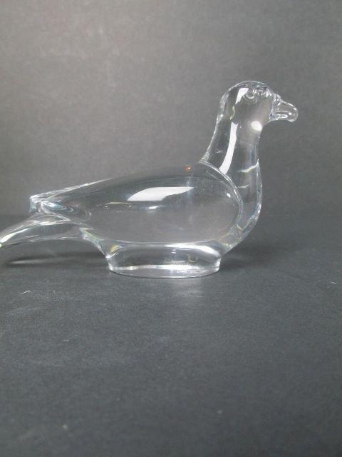 Baccarat Vintage Crystal Turtle Dove