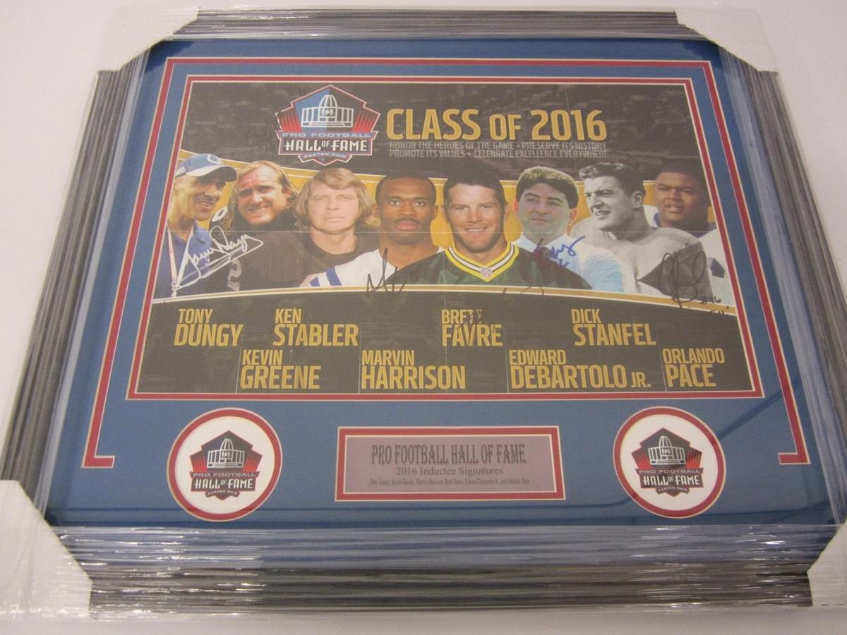 Tony Dungy/Marvin Harris/Brett Favre/Edward DeBartolo/Orlando Pace Class of 2016 Pro Football Hall o