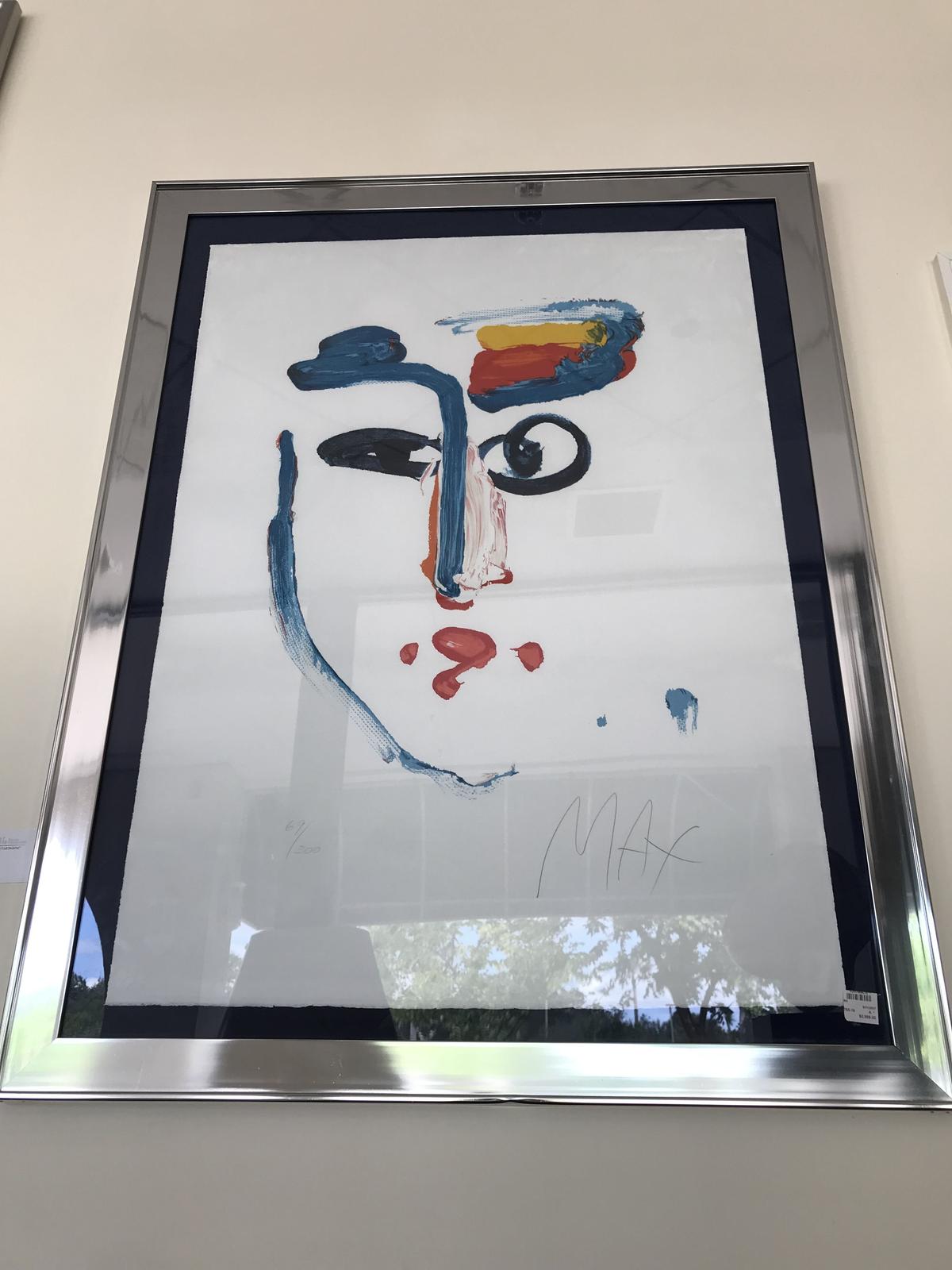 PETER MAX SIGNED ORIGINAL WATERCOLOR