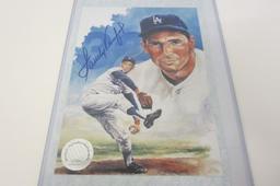 Sandy Koufax, Los Angeles Dodgers signed autographed 4x6 Photo  Certified Coa