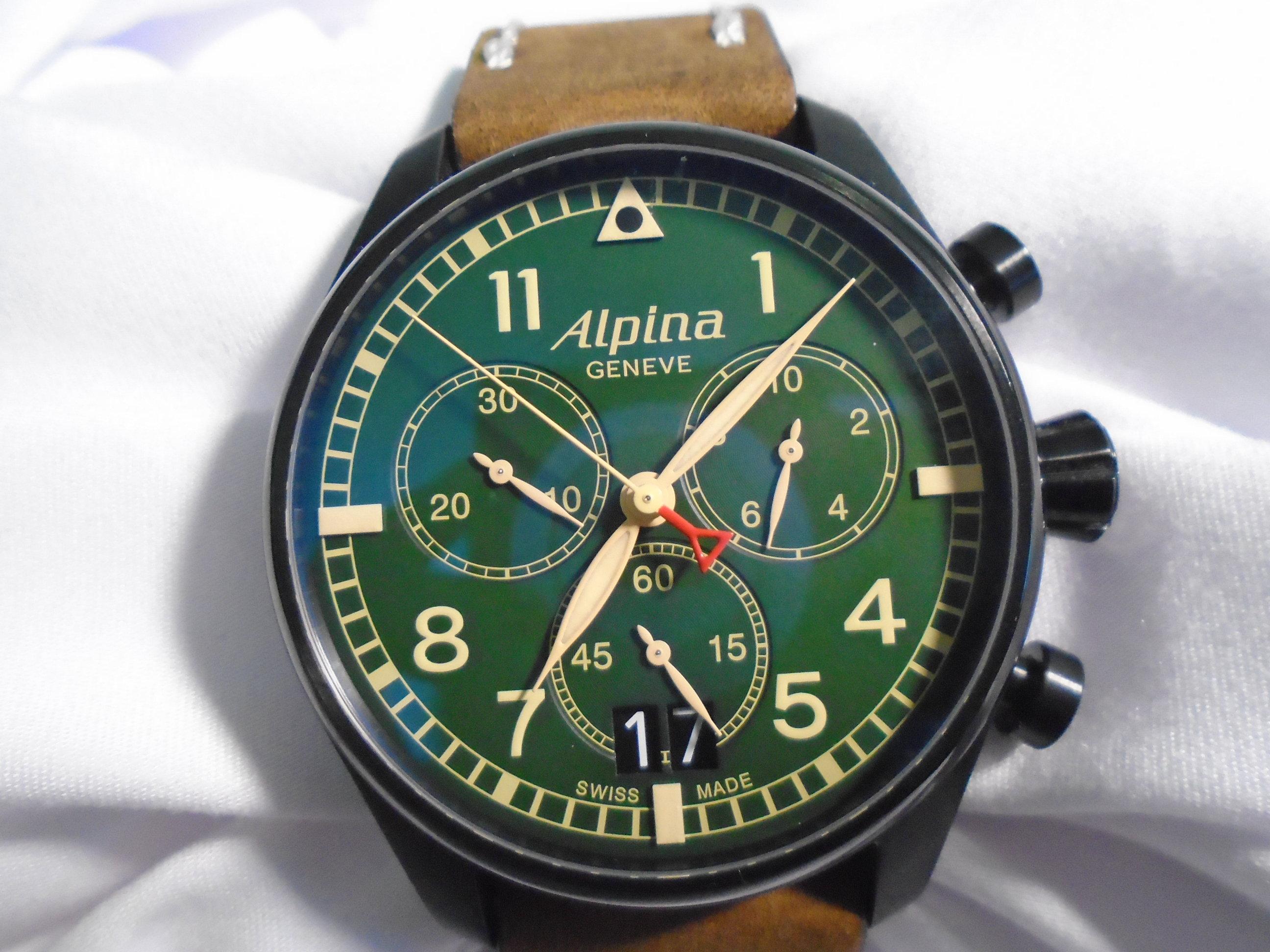 Alpine Startimer Pilot Chronograph S/N - AL372X4S26