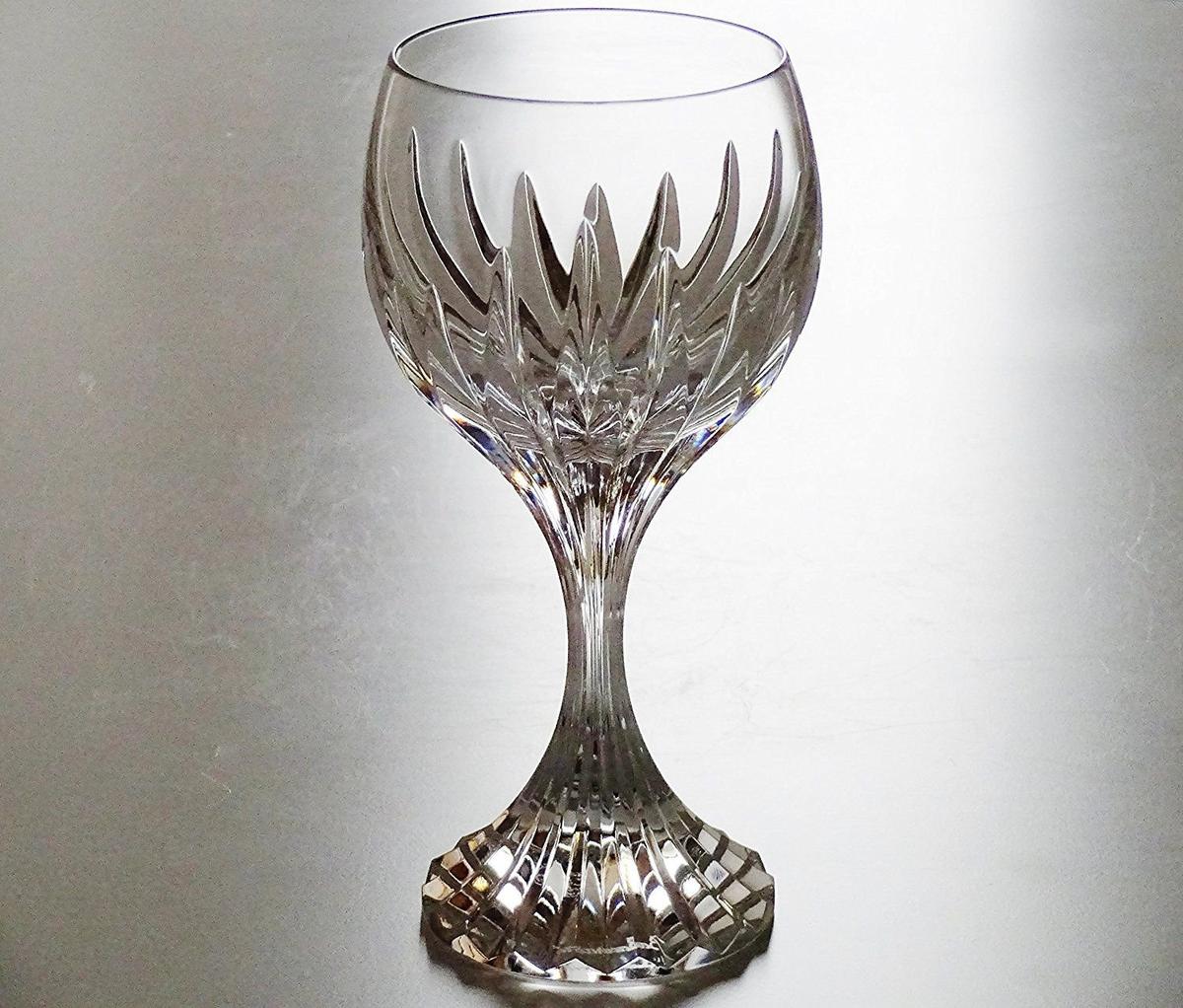 BACCARAT MASSENA VERRA 3  WHITE WINE GLASS SET OF 6