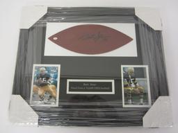 Bart Starr Green Bay Packers signed autographed framed Game Ball Football Panel PAAS Coa