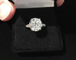 Platinum Engagement Diamond Ring