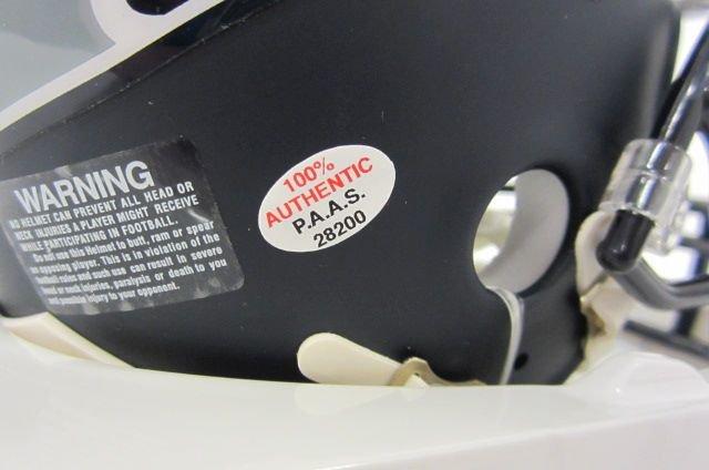 Russell Wilson Seattle Seahawks signed autographed mini football helmet Certified COA