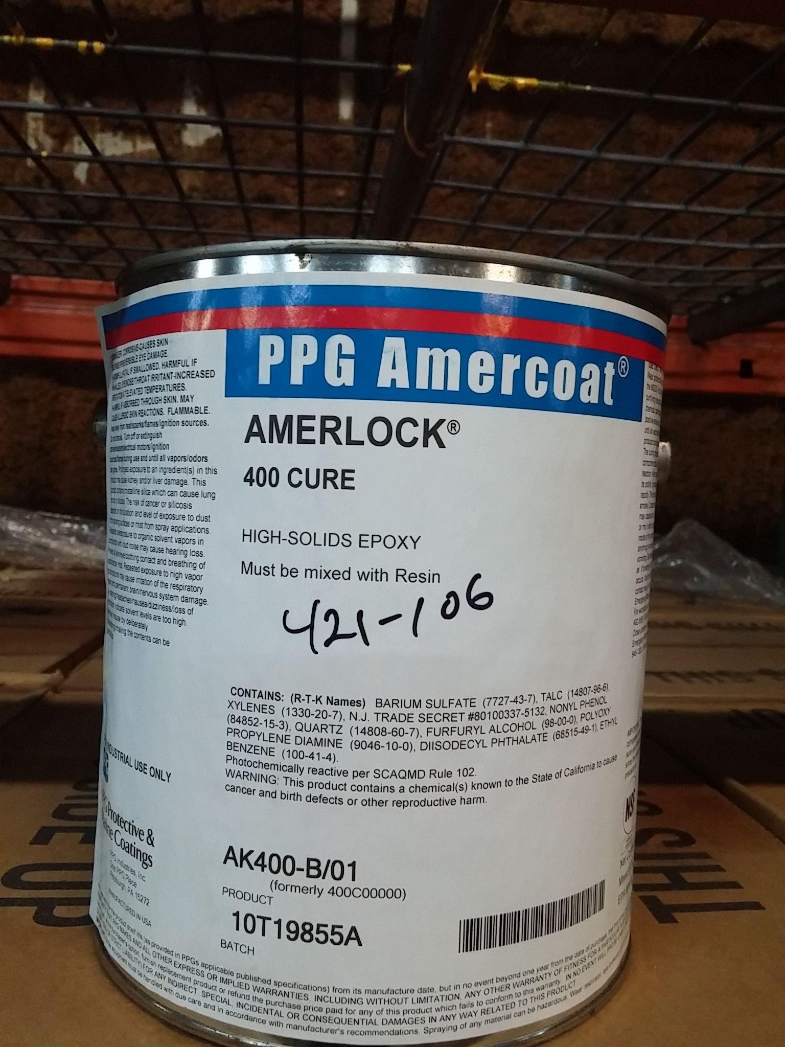 PPG amercoat amerlock 400 cure High solids epoxy