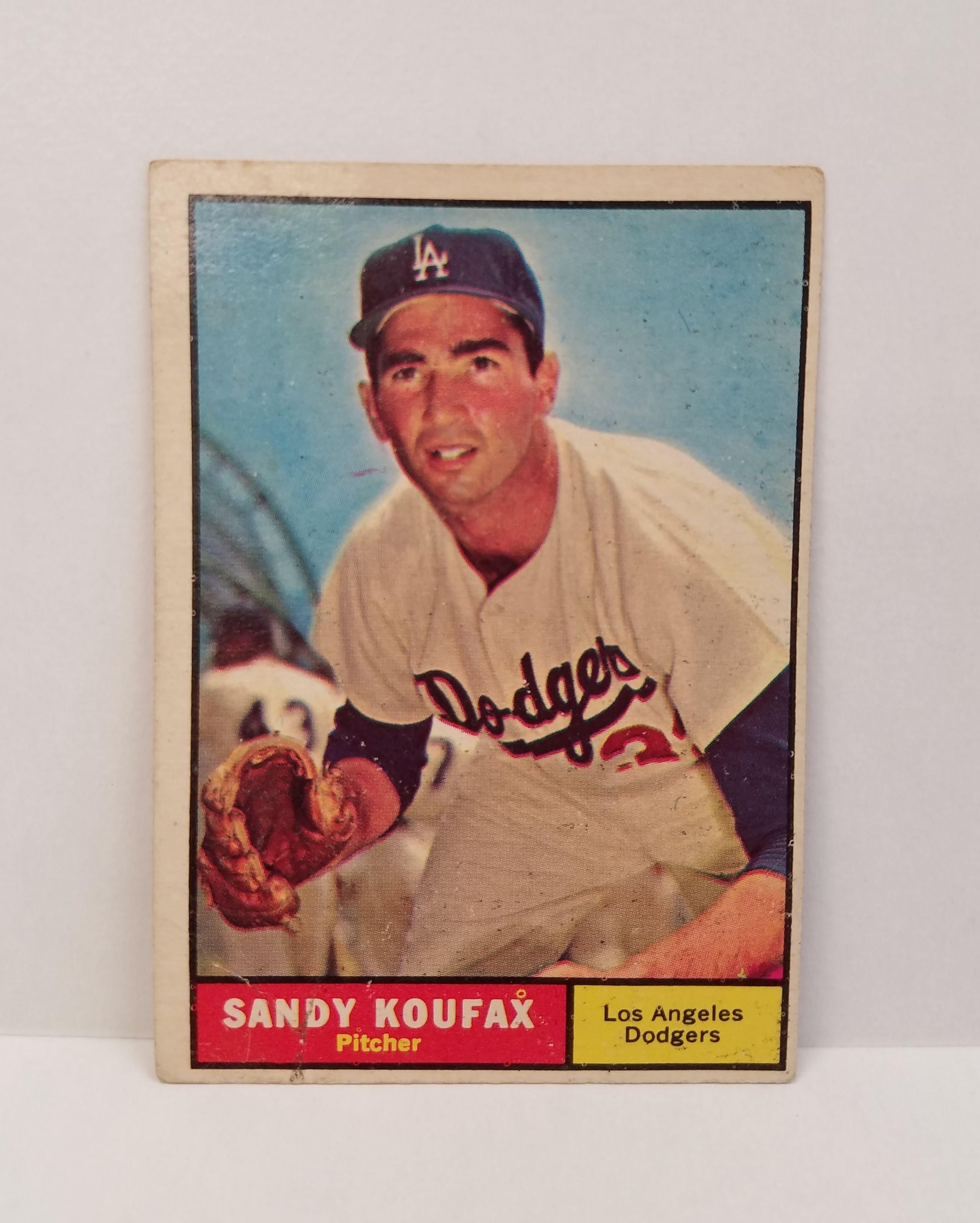 1961 Topps Sandy Koufax Baseball Card