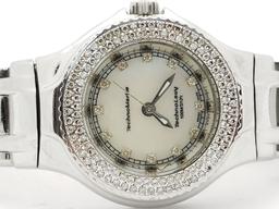 Womens TechnoMarine Technolady 100m Diamond Bezel & Diamond Dial Watch