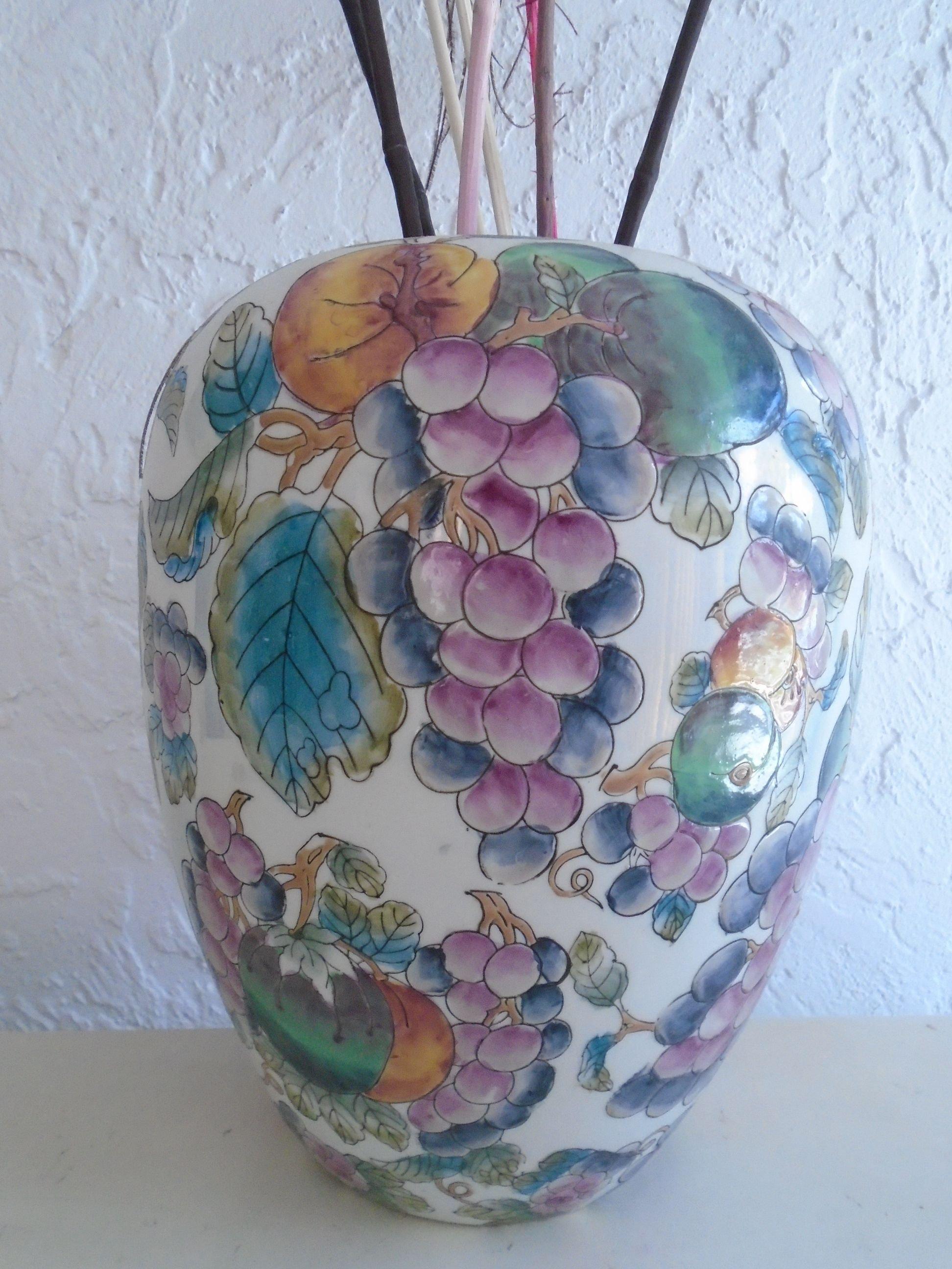 Hand painted Porcelain vase.