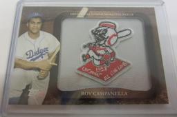 Roy Campanella Historical Commemorative Patch Card