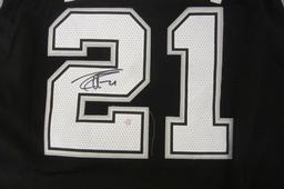 Tim Duncan San Antonio Spurs signed autographed Jersey Certified COA
