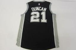 Tim Duncan San Antonio Spurs signed autographed Jersey Certified COA