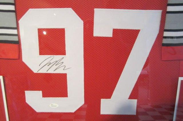 Joey Bosa Ohio State Buckeyes signed autographed Framed Jersey Certified Coa