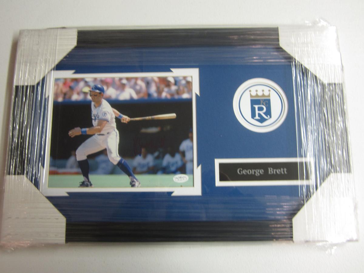 George Brett Kansas City Royals signed autographed Professionally Framed 8x10 Photo Certified Coa