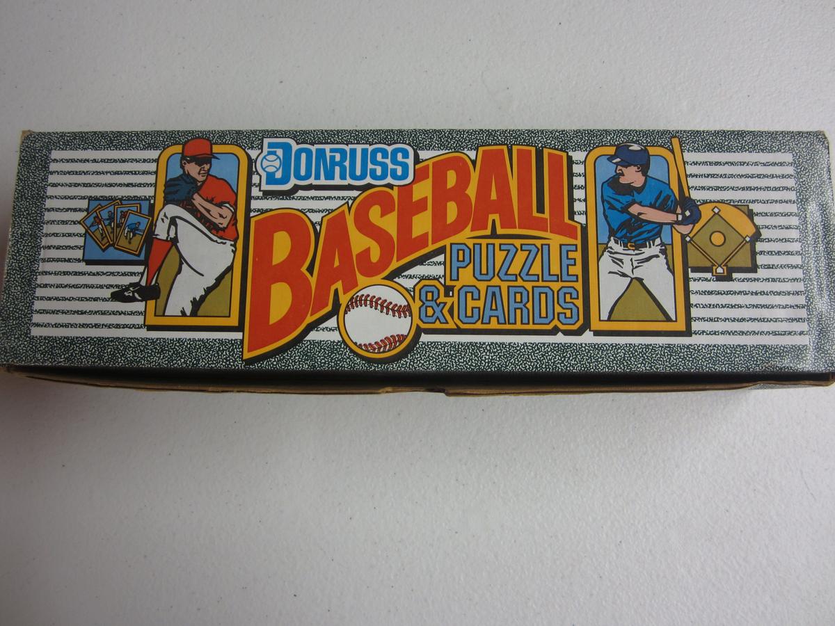 1990 Dunruss Baseball Complete Set Puzzle and Cards