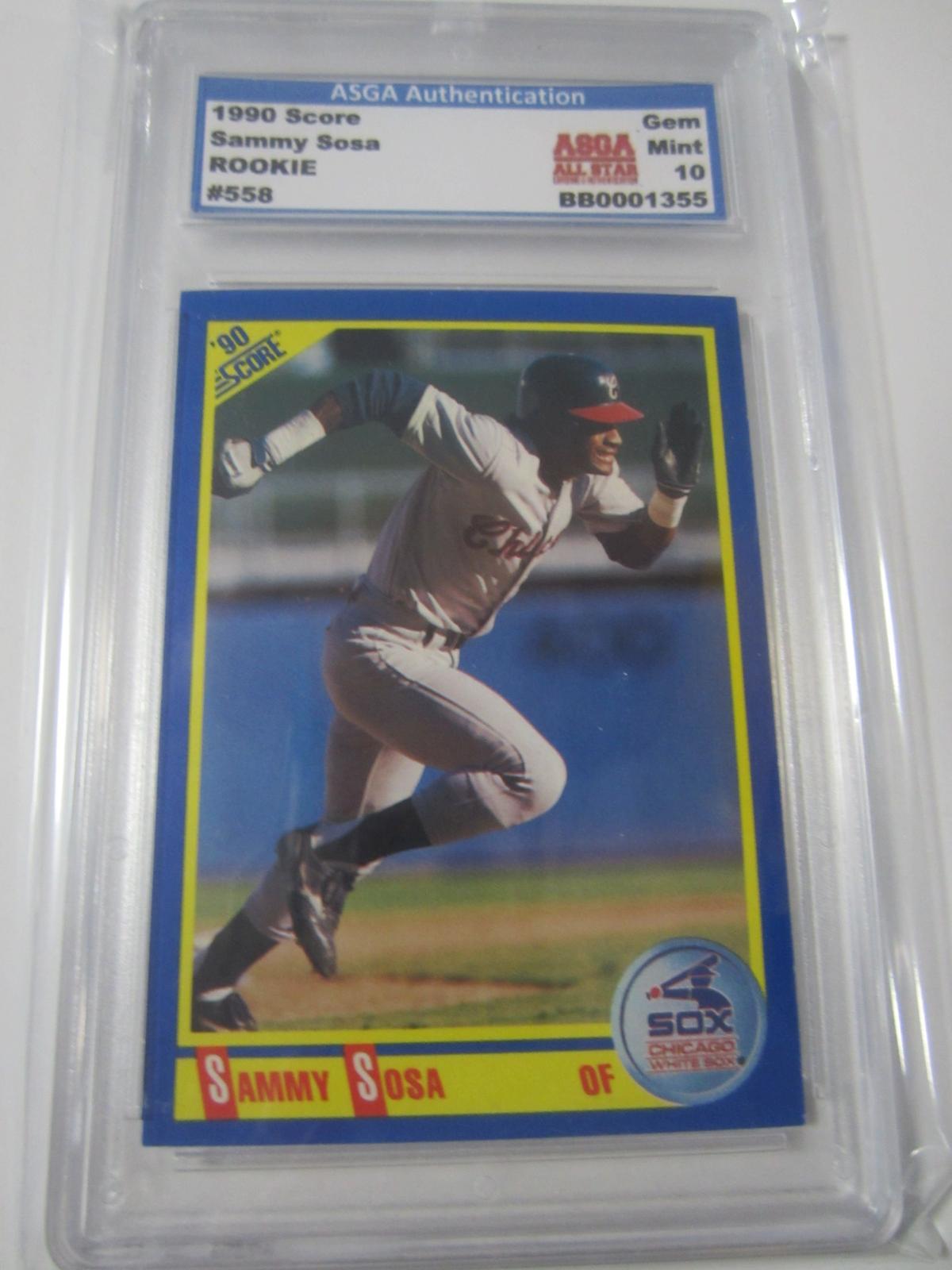 Sammy Sosa Chicago White Sox 1990 Score #558 ROOKIE GEM MINT 10