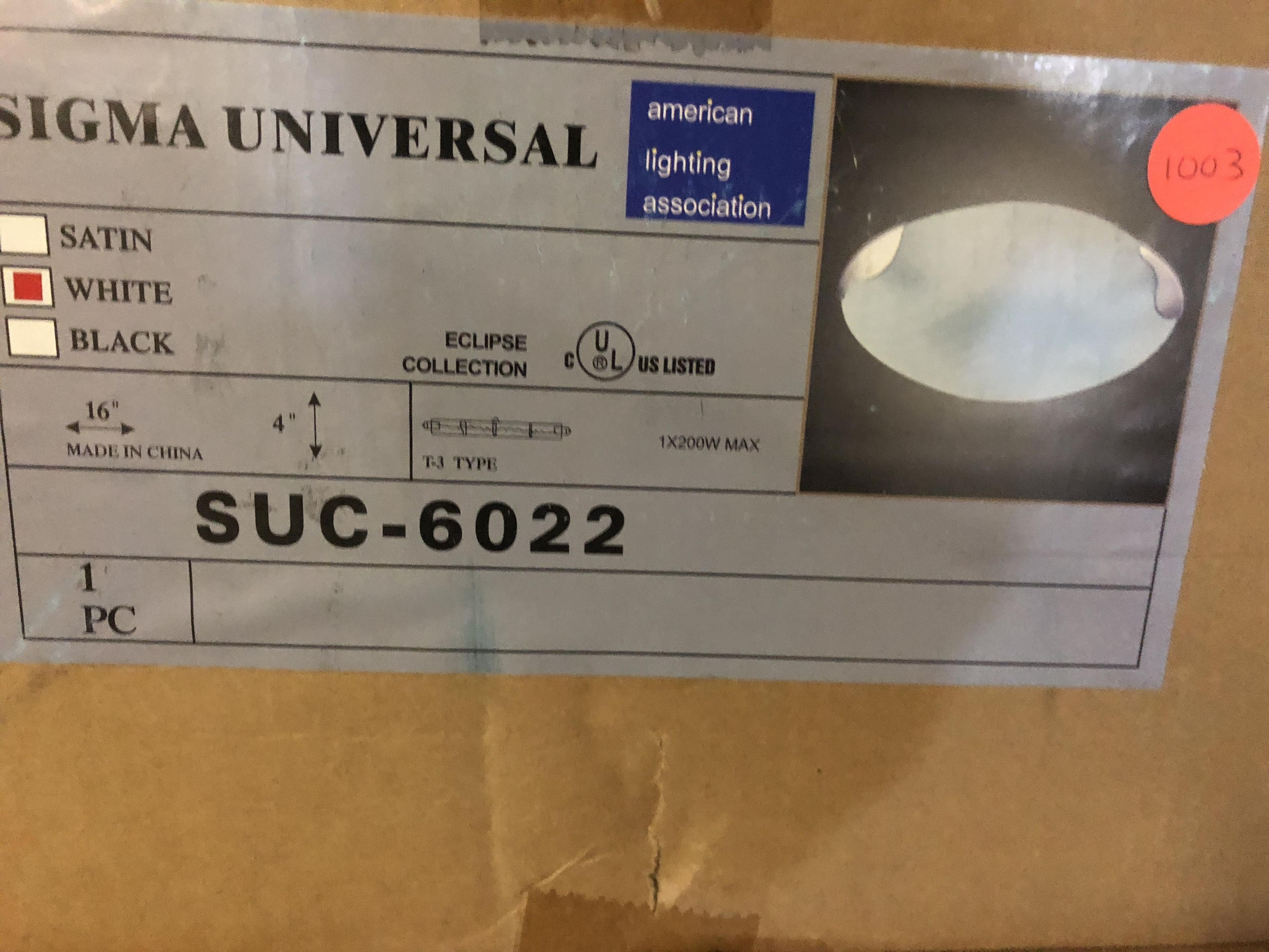 SUC-6022 Sigma Universal /white/ 1pc