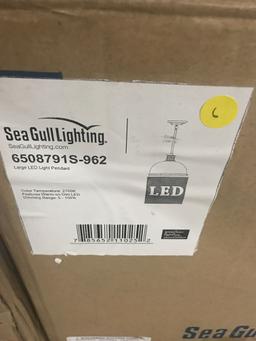 SeaGull Lighting 6508791S-962 - Pratt Street Metal Brushed Nickel LED Pendant