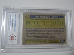 Bo Jackson Kansas City Royals 1987 Topps Future Stars ROOKIE #170 ASGA Graded Gem Mint 10