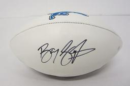 Barry Sanders Detroit Lions signed autographed Logo Football Certified Coa