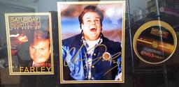 CHRIS FARLEY SIGNED FRAMED