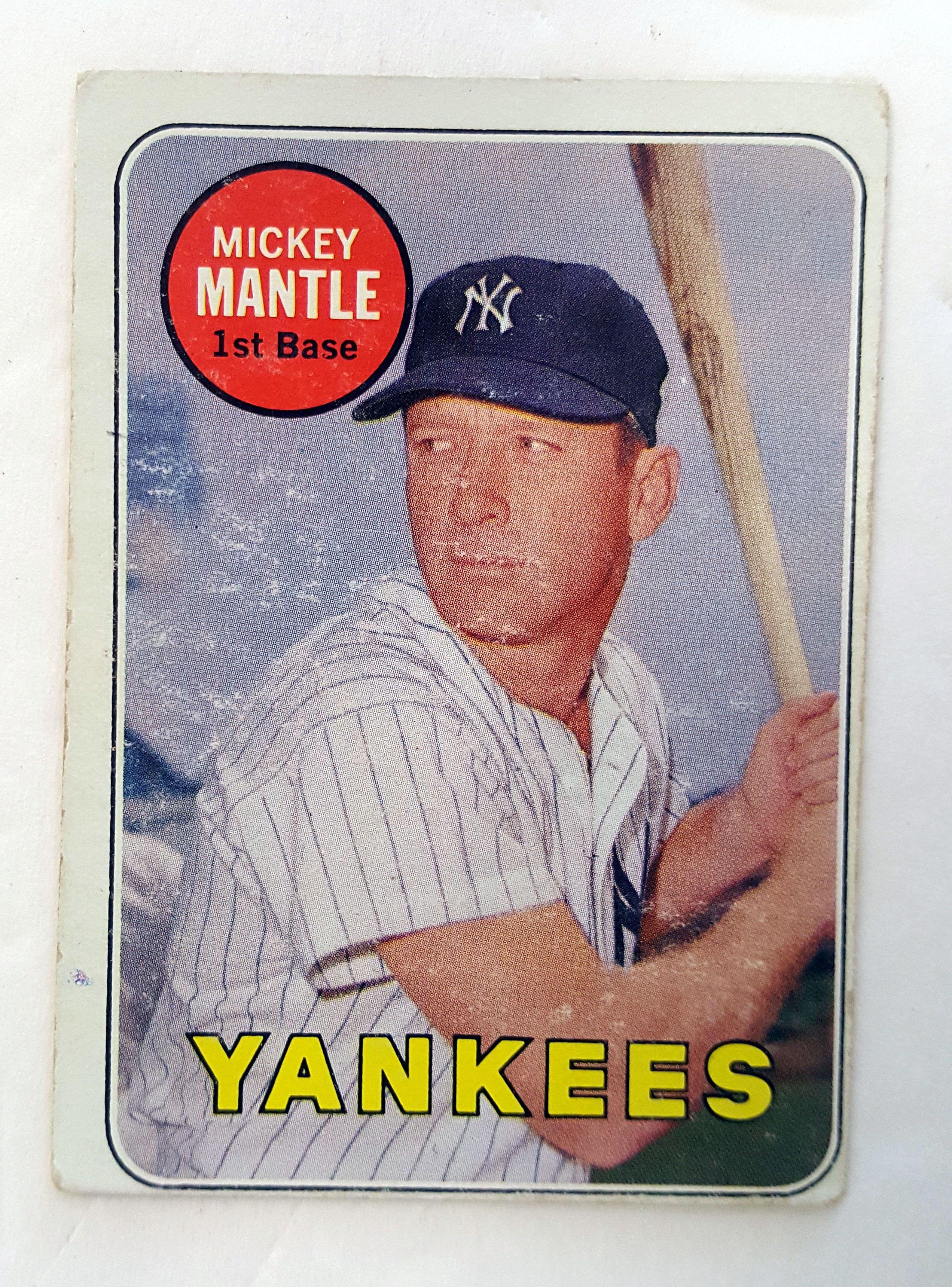 1969 TOPPS MICKEY MANTLE