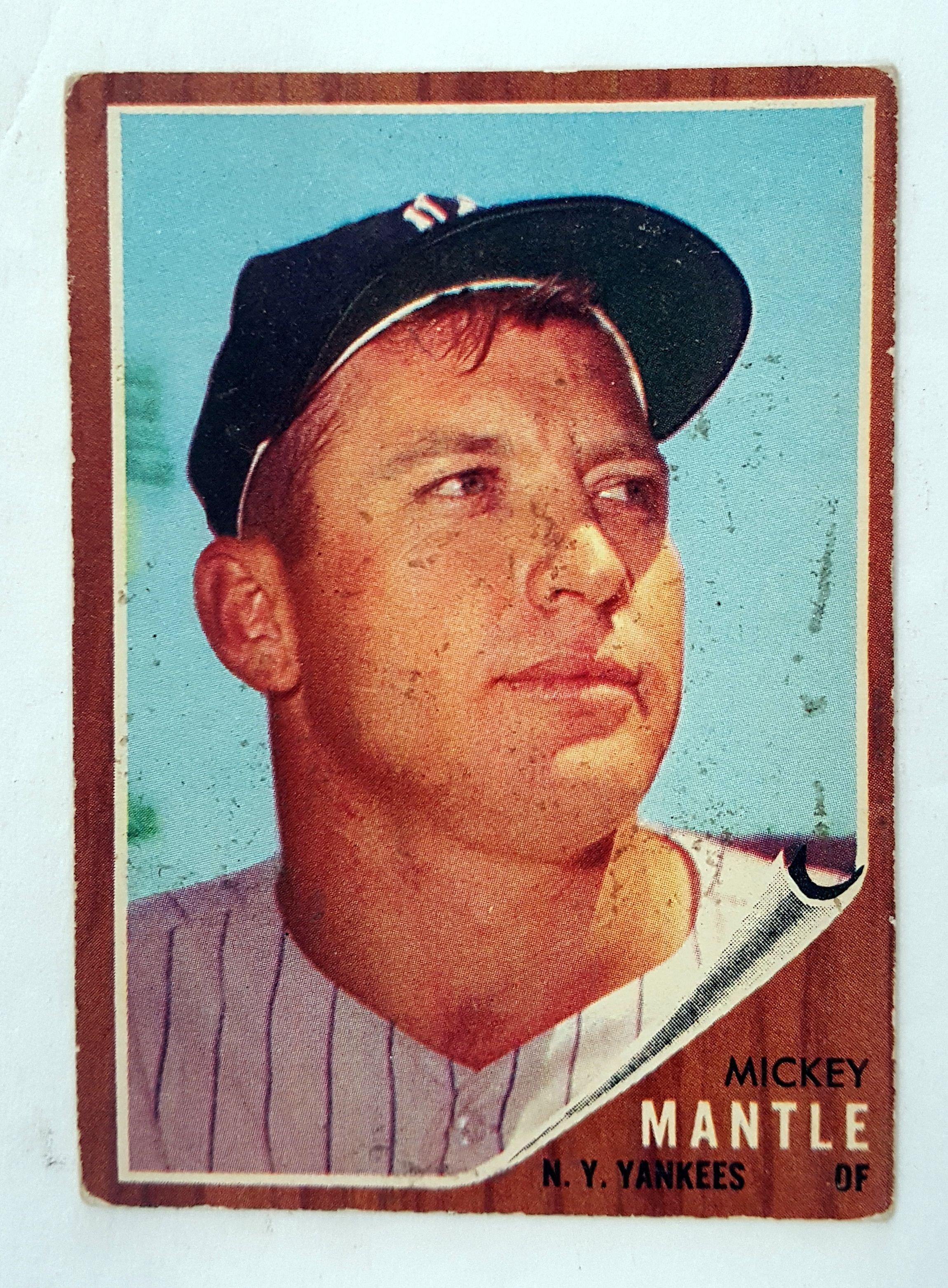 1962 TOPPS MICKEY MANTLE