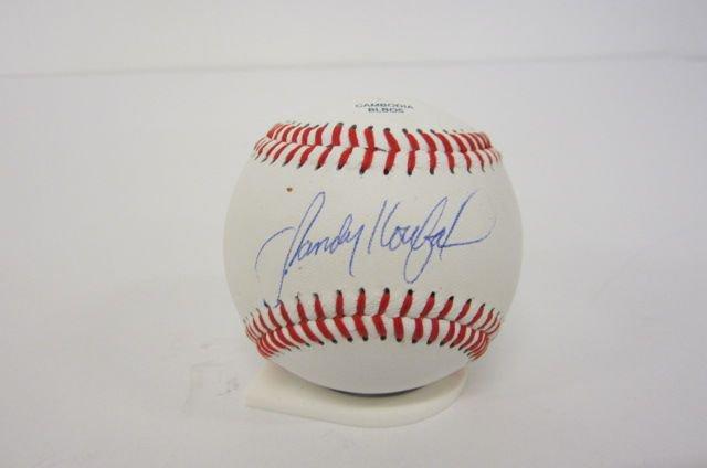 SANDY KOUFAX LA Dodgers Signed Autographed Baseball Certified CoA