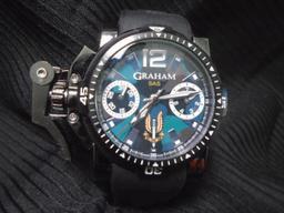 Mens Watch, Graham SAS, army print dial, Chronofighter