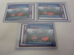 (3) LaDAINIAN Tomlinson 2017 Contenders Autograph cards with COA!