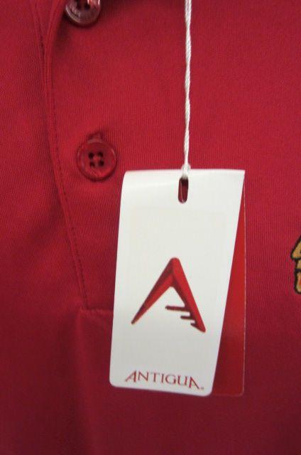 WASHINGTON BLACKHAWKS Antigua Fusion Size L Officially Licensed Fan Apparel Mens Polo Shirt NWT Reta