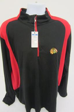 WASHINGTON BLACKHAWKS Antigua Delta Size XL Officially Licensed Fan Apparel Mens Long Sleeved Shirt