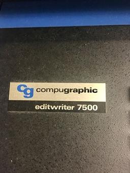 Compugraphic Editwriter 7500