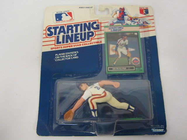 1989 Starting Lineup KEVIN ELSTER NY Mets Baseball Figure with Trading Card