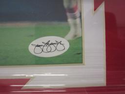 Jerry Rice San Francisco 49ers Hand Signed Autographed Framed & Matted 8x10 Photo Certified CoA