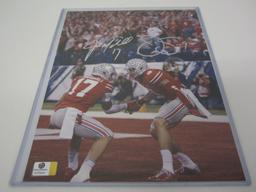 Jalin Marshall & Devin Smith OSU Buckeyes Hand Signed Autographed 8x10 Photo Certified CoA