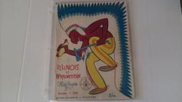 VINTAGE ILLONIS VS NORTHWESTERN PROGRAM