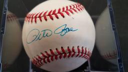 PHILLIES PETE ROSE SIGNED BASEBALL JSA COA