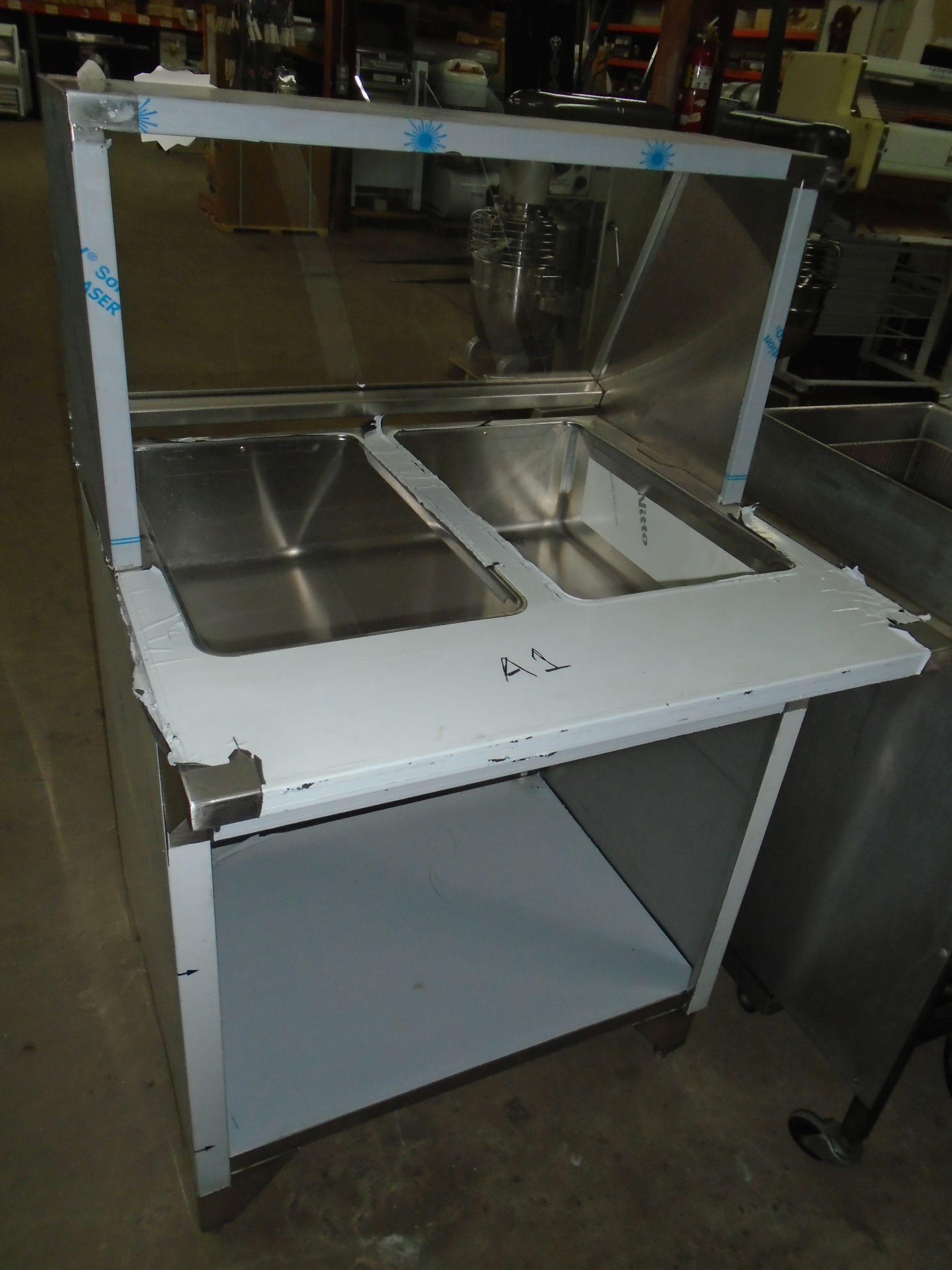 Hot steam table