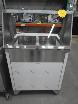 Hot steam table