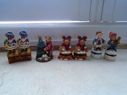 Set of 7 Boyds Collection Trinket boxes.
